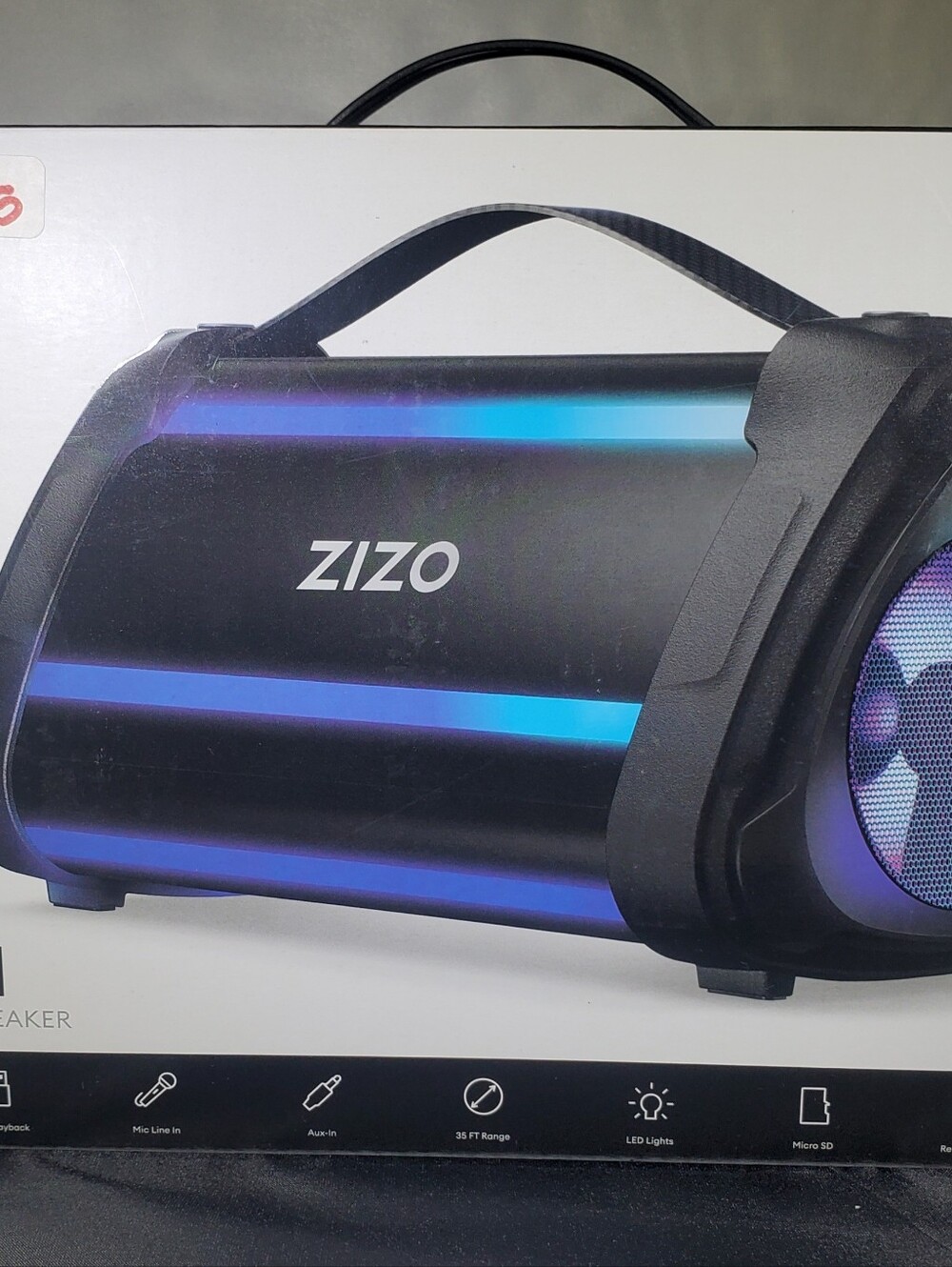 Aurora Z1 Portable Bluetooth Speaker With Dynamic LED Lights